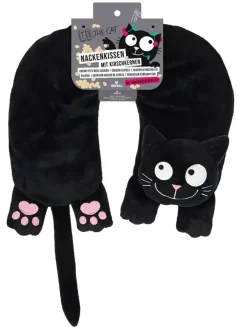 moses. Kindermöbel|Wärmflaschen & -Kissen<Kirschkernkissen "The Cat" in Schwarz - (L)31 x (B)29 cm