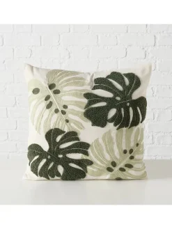 Boltze Kissen & Kissenhüllen<Kissen ''Dubia'' in Creme/ Grün - (L)45 x (B)45 cm