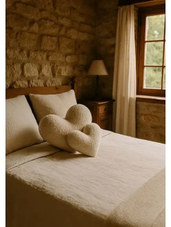 ABERTO DESIGN Kissen & Kissenhüllen<Kissen in Beige - (B)42 x (H)45 x (T)12 cm