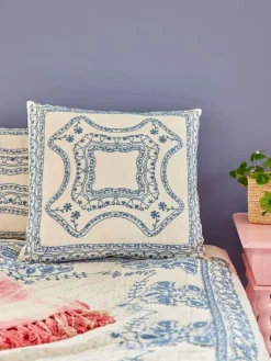 Rice Kissen & Kissenhüllen<Kissen in Blau - (L)50 x (B)50 cm