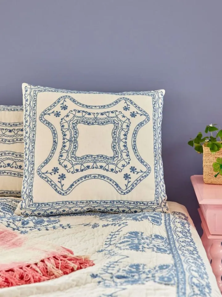 Rice Kissen & Kissenhüllen<Kissen in Blau - (L)50 x (B)50 cm