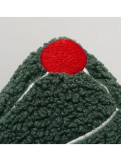 Boltze Kissen & Kissenhüllen<Kissen "Jelka" in Grün/ Rot - (L)32 x (B)31 cm