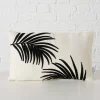 Boltze Kissen & Kissenhüllen<Kissen "Parna" in Schwarz/ Weiß - (L)30 x (B)50 cm