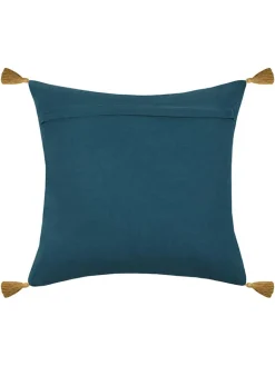 STOF France Kissen & Kissenhüllen<Kissen "Uniola" in Bunt/ Dunkelblau - (L)45 x (B)45 cm