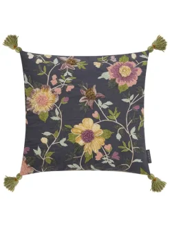 Magma Heimtex Kissen & Kissenhüllen<Kissenhülle "Amelie" in Dunkelblau/ Bunt - (L)50 x (B)50 cm
