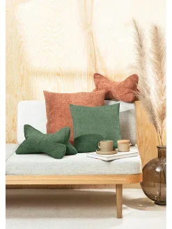 Magma Heimtex Kissen & Kissenhüllen<Kissenhülle "Arlo" in Grün - (L)40 x (B)40 cm