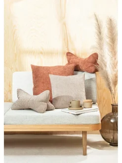 Magma Heimtex Kissen & Kissenhüllen<Kissenhülle "Arlo" in Taupe - (L)40 x (B)40 cm