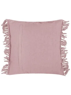 Magma Heimtex Kissen & Kissenhüllen<Kissenhülle "Fringe" in Rosa - (L)45 x (B)45 cm
