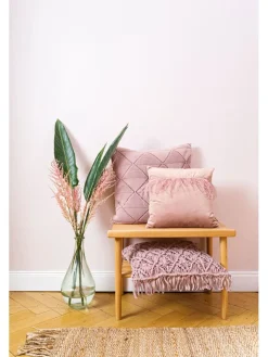 Magma Heimtex Kissen & Kissenhüllen<Kissenhülle "Fringe" in Rosa - (L)45 x (B)45 cm