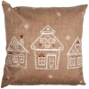 Clayre & Eef Kissen & Kissenhüllen<Kissenhülle in Hellbraun - (L)45 x (B)45 cm