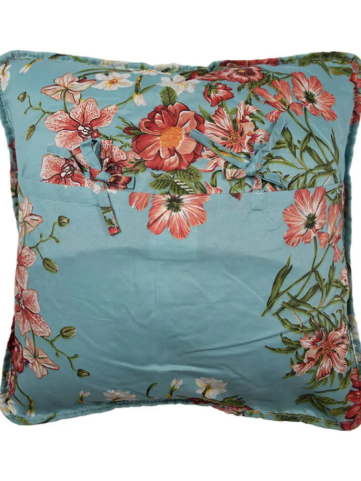 Clayre & Eef Kissen & Kissenhüllen<Kissenhülle in Mint/ Rosa - (L)50 x (B)50 cm