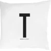 Design Letters Kissen & Kissenhüllen<Kissenhülle in Weiß - (L)80 x (B)80 cm