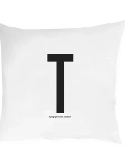 Design Letters Kissen & Kissenhüllen<Kissenhülle in Weiß - (L)80 x (B)80 cm