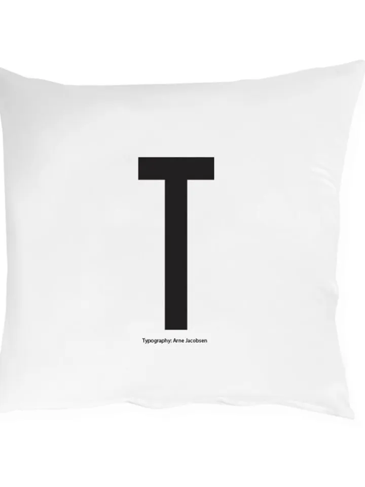 Design Letters Kissen & Kissenhüllen<Kissenhülle in Weiß - (L)80 x (B)80 cm