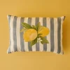 BELLA MAISON Kissen & Kissenhüllen<Kissenhülle ''Lemoncello'' in Creme/ Blau/ Gelb - (L)35 x (B)50 cm