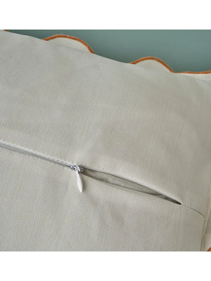 BELLA MAISON Kissen & Kissenhüllen<Kissenhülle ''Marine'' in Creme/ Blau - (L)35 x (B)50 cm