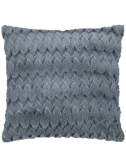 Magma Heimtex Kissen & Kissenhüllen<Kissenhülle "Plush" in Grau - (L)45 x (B)45 cm