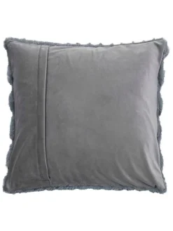 Magma Heimtex Kissen & Kissenhüllen<Kissenhülle "Plush" in Grau - (L)45 x (B)45 cm