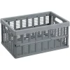 NHG Kisten & Körbe<Kiste in Grau - (B)35,5 x (H)16,3 x (T)24 cm