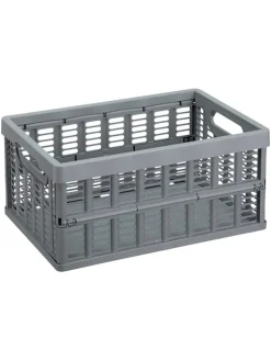 NHG Kisten & Körbe<Kiste in Grau - (B)35,5 x (H)16,3 x (T)24 cm