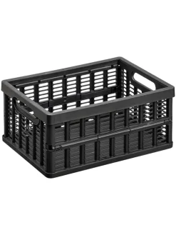 NHG Kisten & Körbe<Kiste in Schwarz - (B)23,9 x (H)10,9 x (T)17,6 cm
