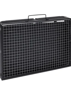 PROGARDEN Grillen<Klappbarer Holzkohlegrill in schwarz