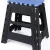 Jolly Sitzmöbel<Klapphocker in Schwarz/ Blau - (B)38 x (H)39 x (T)21 cm