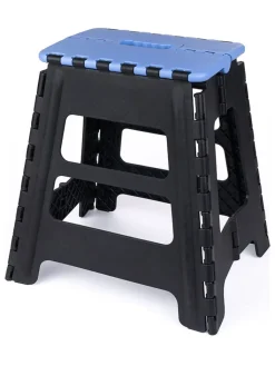 Jolly Sitzmöbel<Klapphocker in Schwarz/ Blau - (B)38 x (H)39 x (T)21 cm