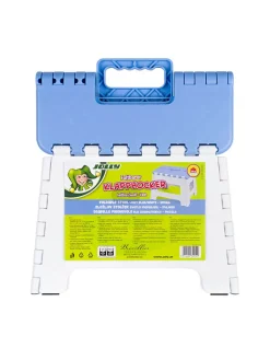 Jolly Sitzmöbel<Klapphocker in Weiß/ Blau - (B)21 x (H)30 x (T)21 cm