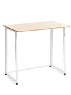 InnovaGoods Tische<Klappschreibtisch in Hellbraun - (B)80 x (H)75 x (T)45 cm
