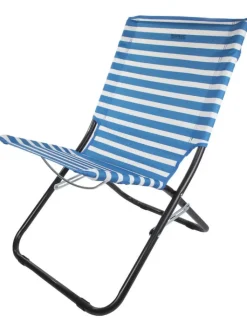 Regatta Gartenmöbel<Klappstuhl "Kruza" in Blau/ Weiß