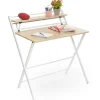 InnovaGoods Tische<Klapptisch in Beige/ Weiß - (B)60 x (H)84 x (T)97 cm