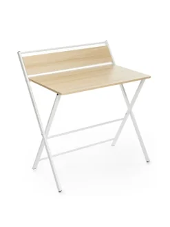 InnovaGoods Tische<Klapptisch in Beige/ Weiß - (B)60 x (H)84 x (T)97 cm