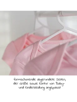 LaLoona Babymöbel<Kleiderbügel für Babys und Kinder (22 Stück) in weiss
