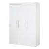 roba Garderoben<Kleiderschrank Kimi 3-türig mit Softclose, Kleiderstange & Metallgriffen