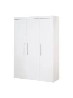 roba Garderoben<Kleiderschrank Kimi 3-türig mit Softclose, Kleiderstange & Metallgriffen