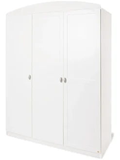 Pinolino Kindermöbel<Kleiderschrank "Laura" in Weiß - (B)135 x (H)191 x (T)54 cm