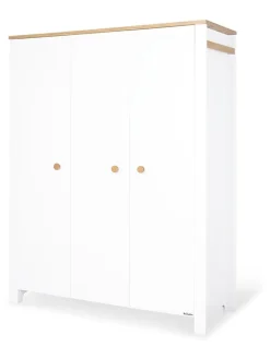 Pinolino Kindermöbel|Regale & Schränke<Kleiderschrank "Lova" in Weiß - (B)146 x (H)190 x (T)54 cm