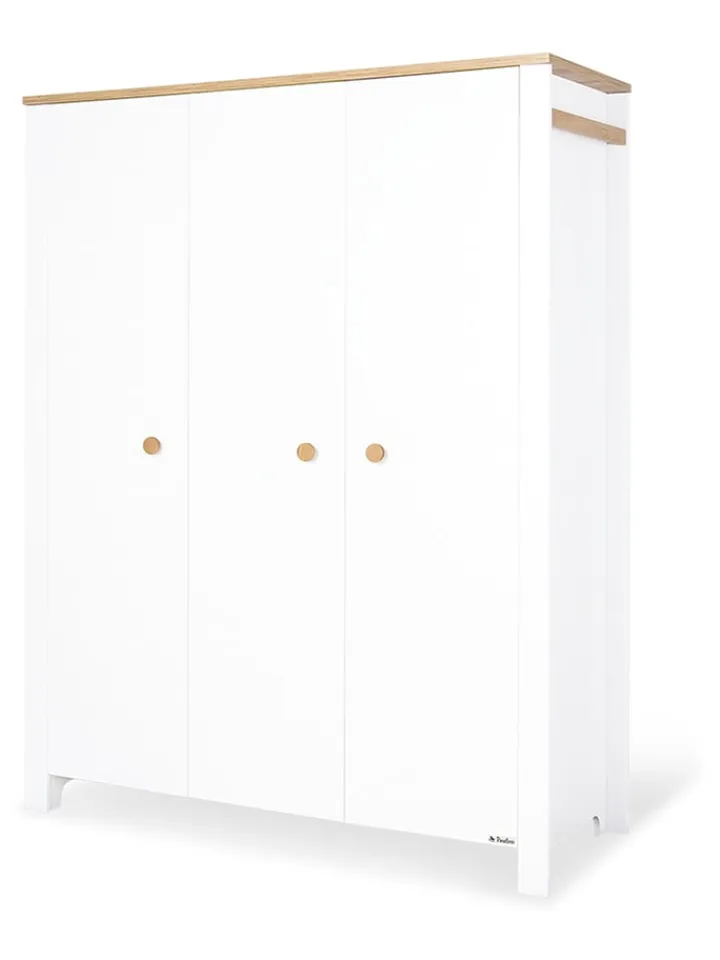 Pinolino Kindermöbel|Regale & Schränke<Kleiderschrank "Lova" in Weiß - (B)146 x (H)190 x (T)54 cm
