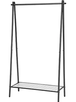 Songmics Regale & Schränke|Garderoben<Kleiderständer in Schwarz - (B)92,5 x (H)153 x (T)33,5 cm