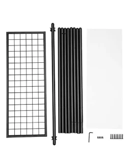 Songmics Regale & Schränke|Garderoben<Kleiderständer in Schwarz - (B)92,5 x (H)153 x (T)33,5 cm