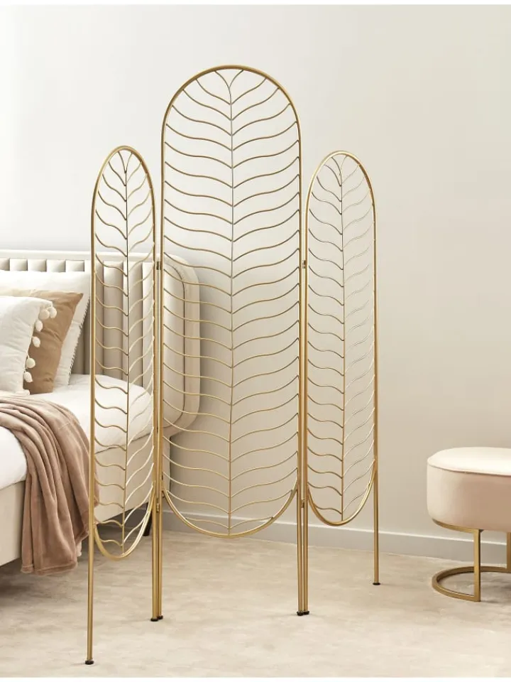 Beliani Regale & Schränke<Kleiderständer PESCIA in Gold - (W) 120 x (H) 160 x (L) 1 cm