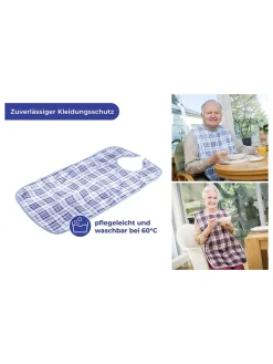 Wenko Küchentextilien|Tisch- & Küchentextilien<Kleidungsschutz in Blau - (B)43 x (H)91 cm