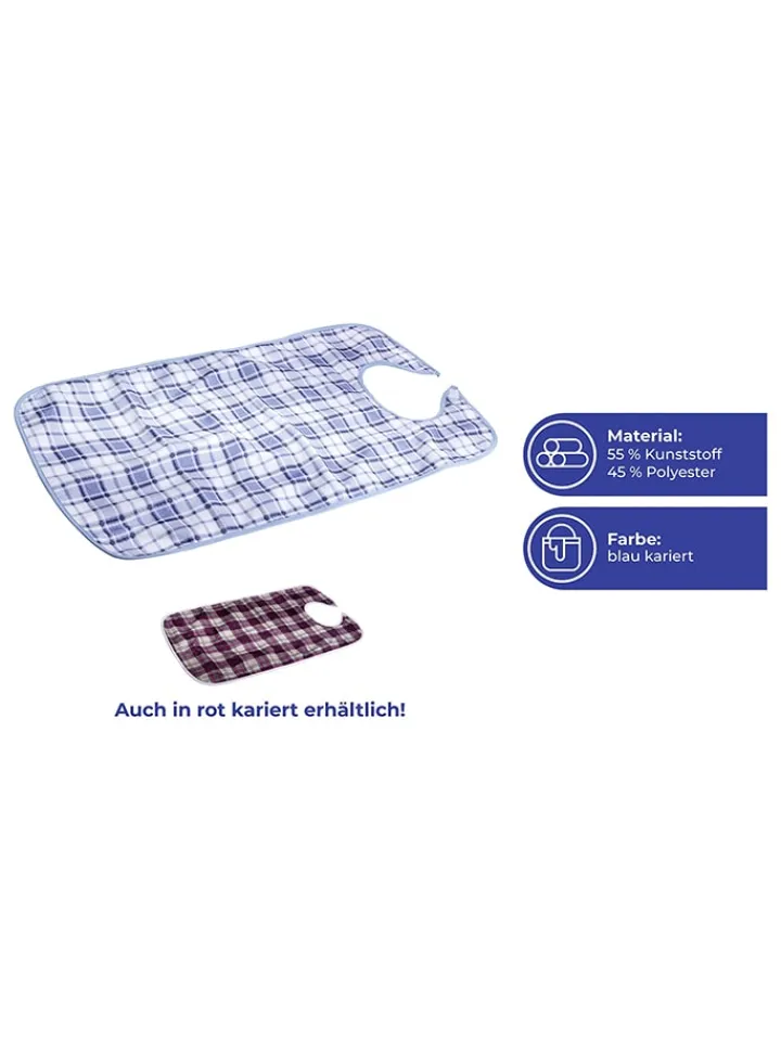 Wenko Küchentextilien|Tisch- & Küchentextilien<Kleidungsschutz in Blau - (B)43 x (H)91 cm