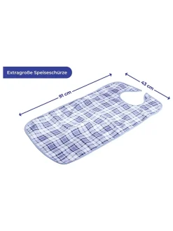 Wenko Küchentextilien|Tisch- & Küchentextilien<Kleidungsschutz in Blau - (B)43 x (H)91 cm
