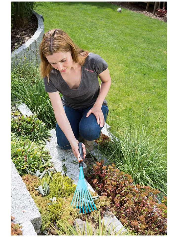 Gardena Gartendekoration<Kleinbesen "Combisystem" in Türkis - (B)12 cm