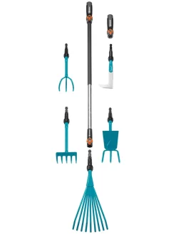 Gardena Gartendekoration<Kleingeräte-Verlängerungsstiel "Combisystem" in Hellblau/ Grau - (L)78 cm