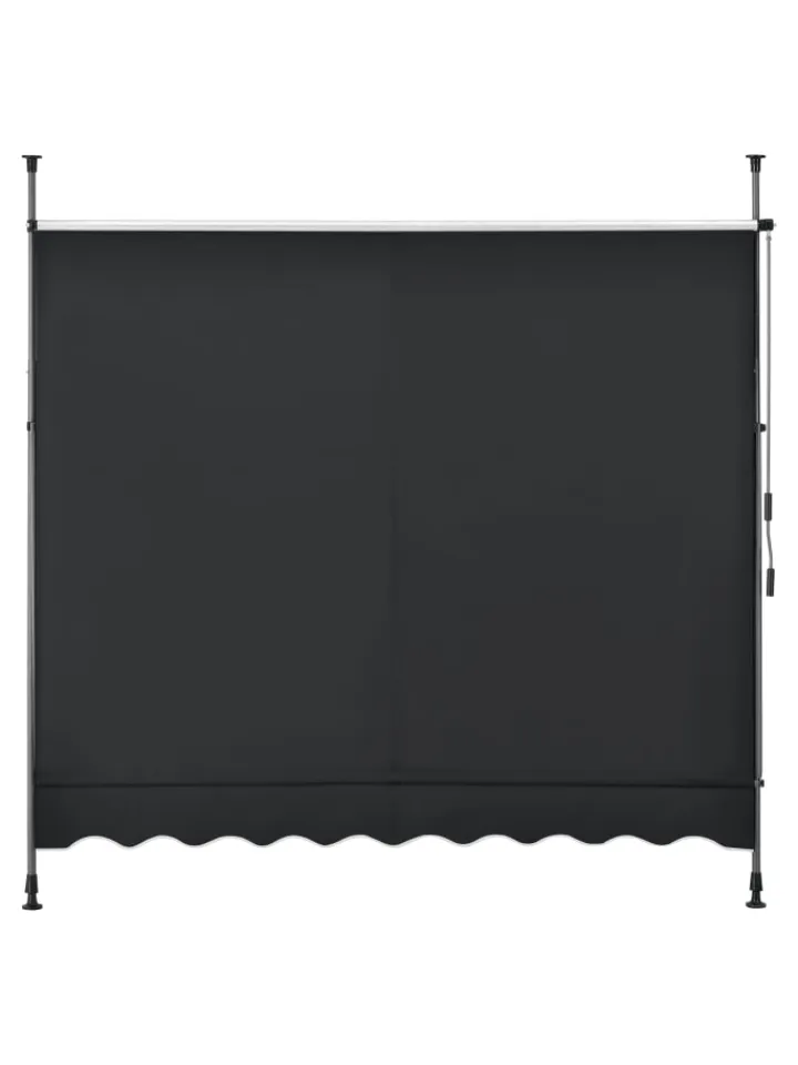 pro.tec Gartenmöbel<Klemmmarkise in Schwarz (B)150cm