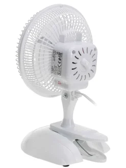 Adler Klima & Haushalt<Klemm-Ventilator in Weiß - Ø 15 cm