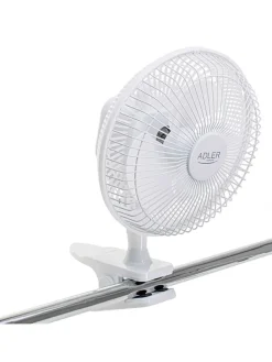 Adler Klima & Haushalt<Klemm-Ventilator in Weiß - Ø 15 cm